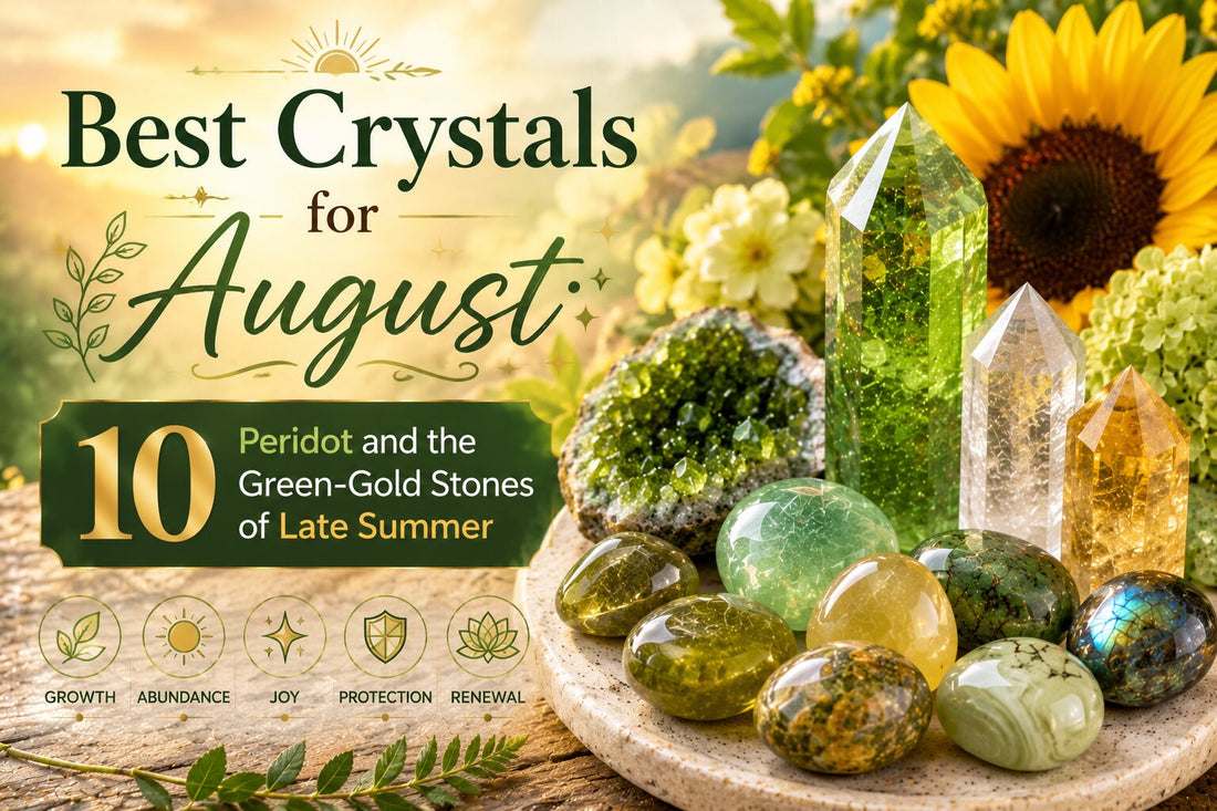 Birthstone for August - Peridot, Stone of Renewal and Abundance