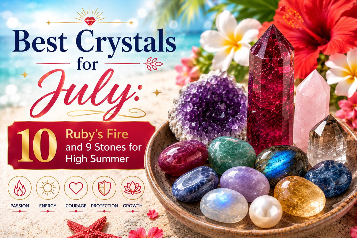 Birthstone for July - Ruby, Stone of Passion and Vitality
