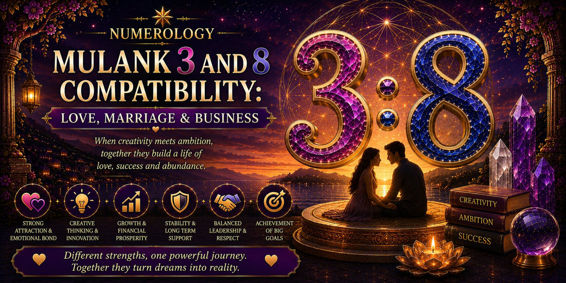 Mulank 3 and 8 Compatibility: Love, Marriage & Business