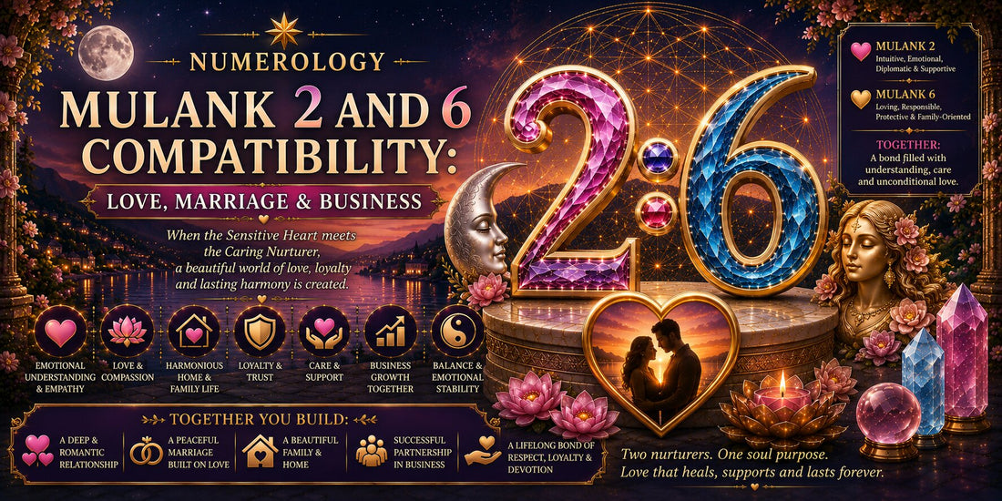 Mulank 2 and 6 Compatibility: Love, Marriage & Business