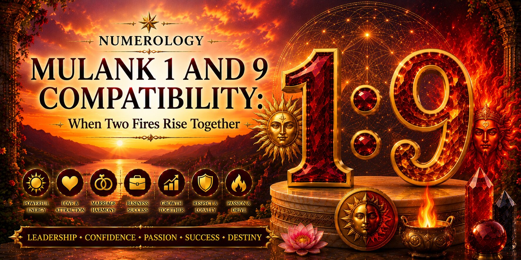 Mulank 1 and 9 Compatibility: When Two Fires Rise Together