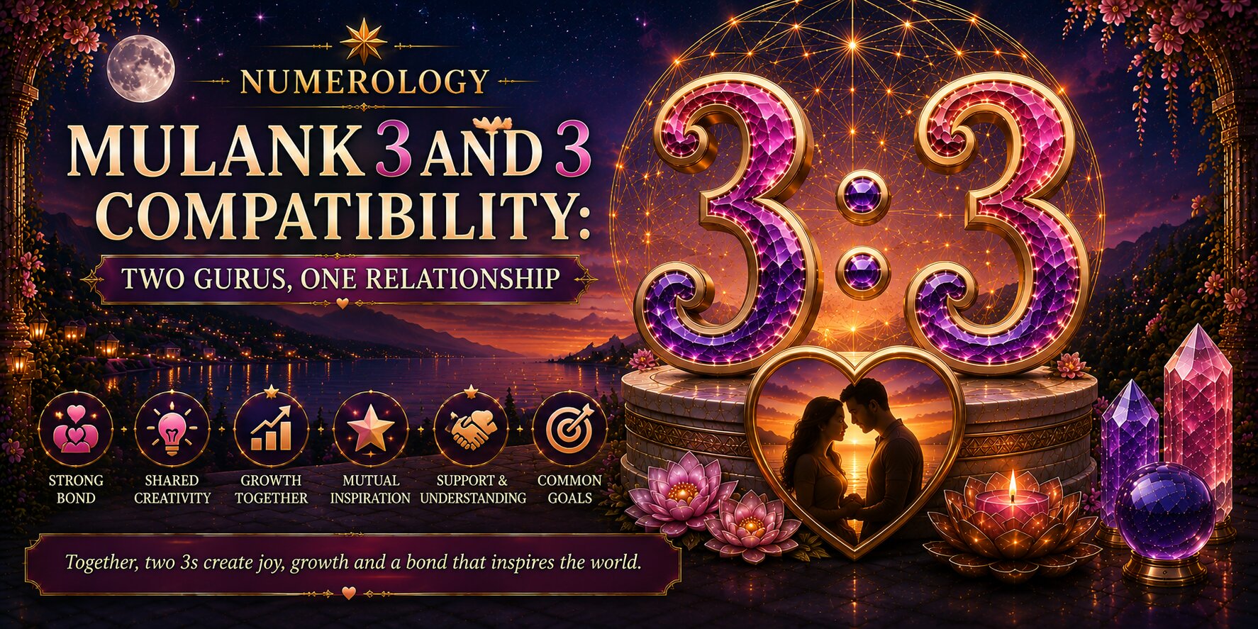 Mulank 3 and 3 Compatibility: Two Gurus, One Relationship