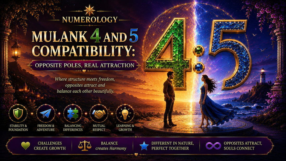 Mulank 4 and 5 Compatibility: Opposite Poles, Real Attraction