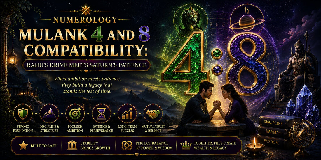 Mulank 4 and 8 Compatibility: Rahu's Drive Meets Saturn's Patience