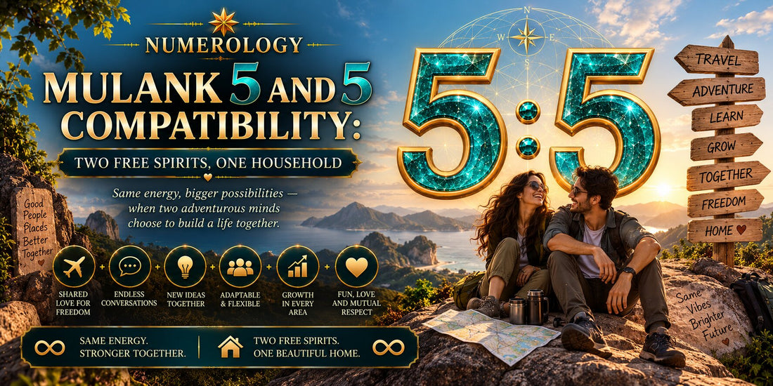 Mulank 5 and 5 Compatibility: Two Free Spirits, One Household