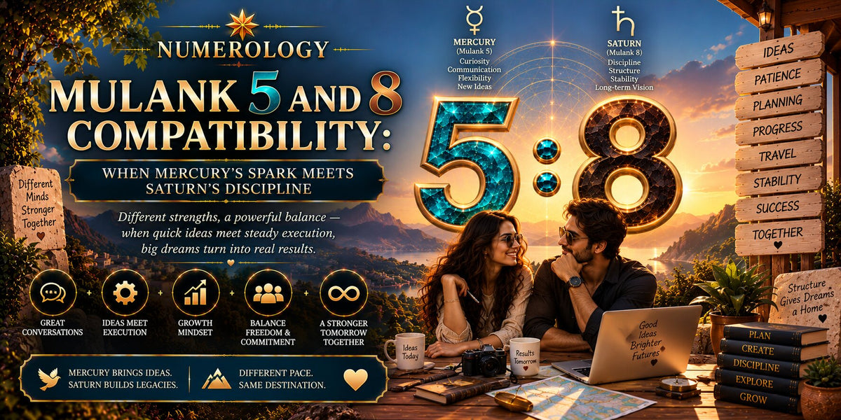 Mulank 5 and 8 Compatibility: When Mercury's Spark Meets Saturn's Discipline