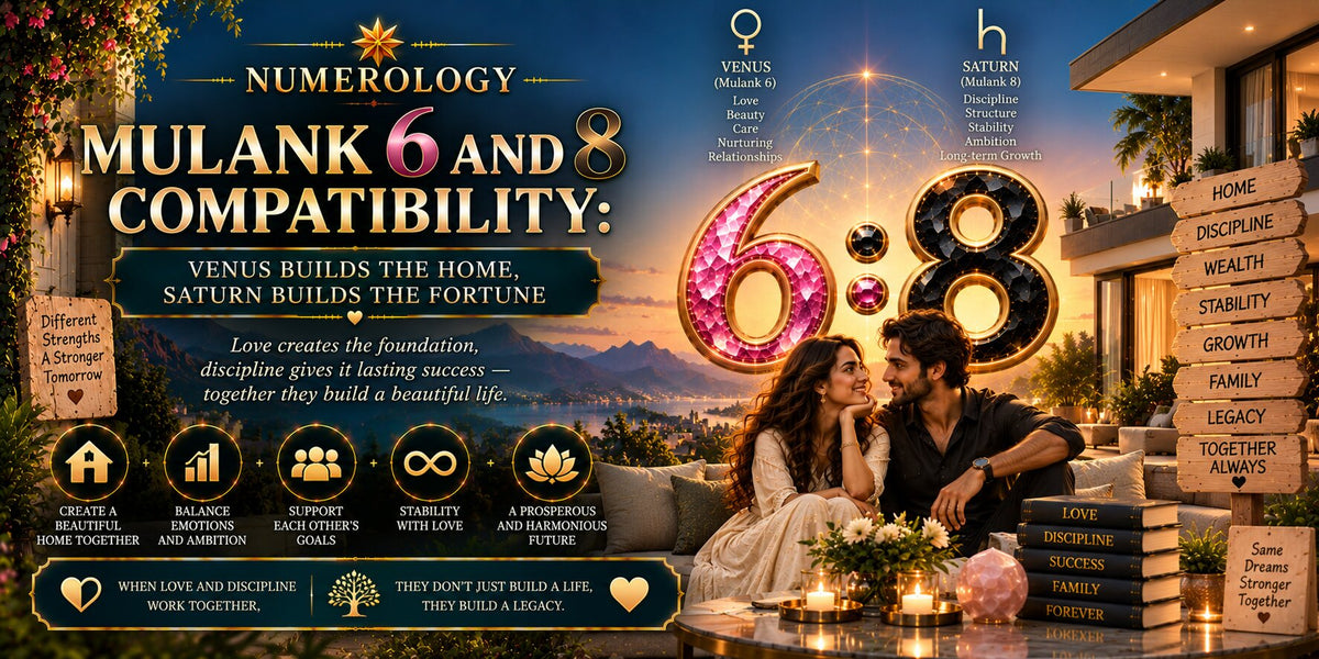Mulank 6 and 8 Compatibility: Venus Builds the Home, Saturn Builds the Fortune
