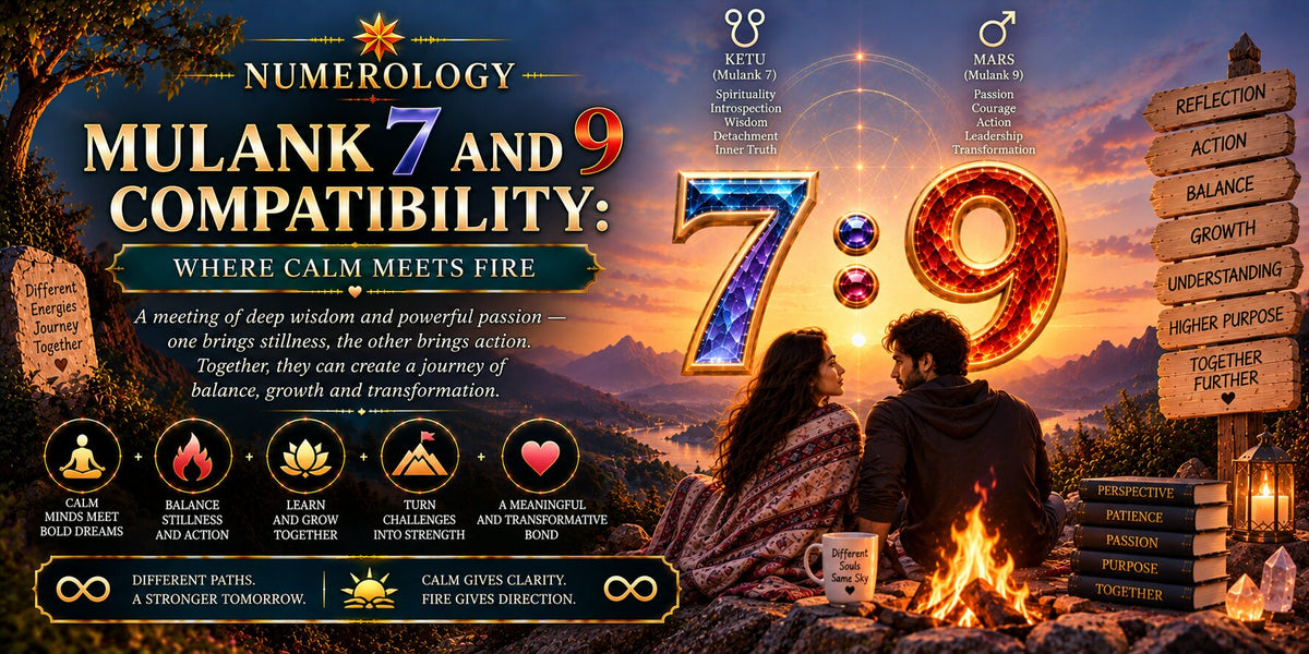 Mulank 7 and 9 Compatibility: Where Calm Meets Fire