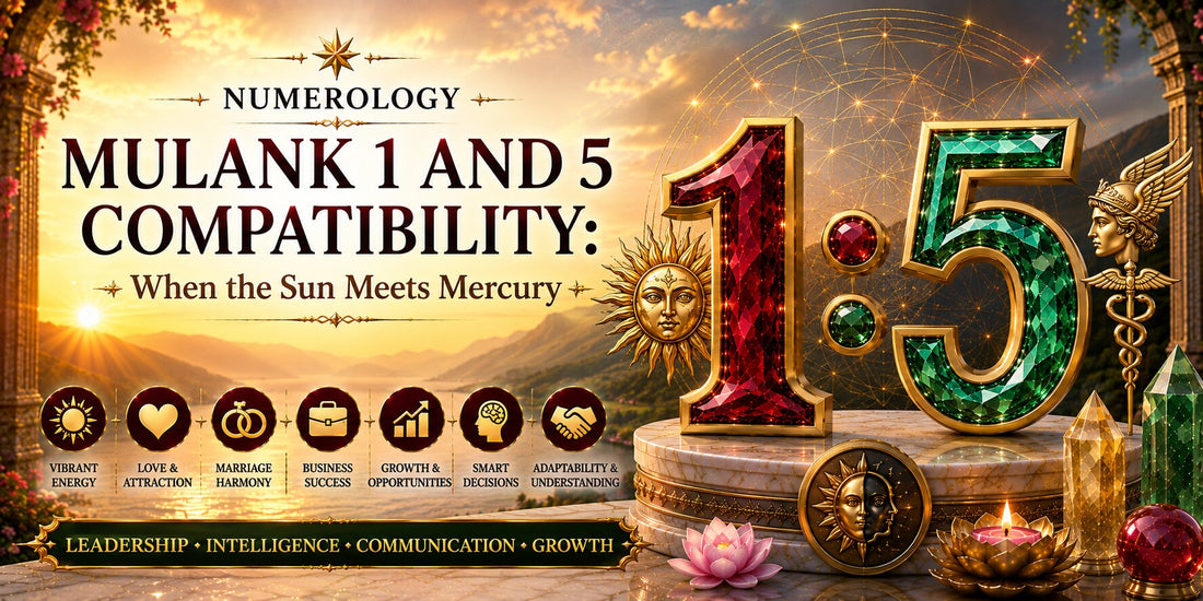 Mulank 1 and 5 Compatibility: When the Sun Meets Mercury