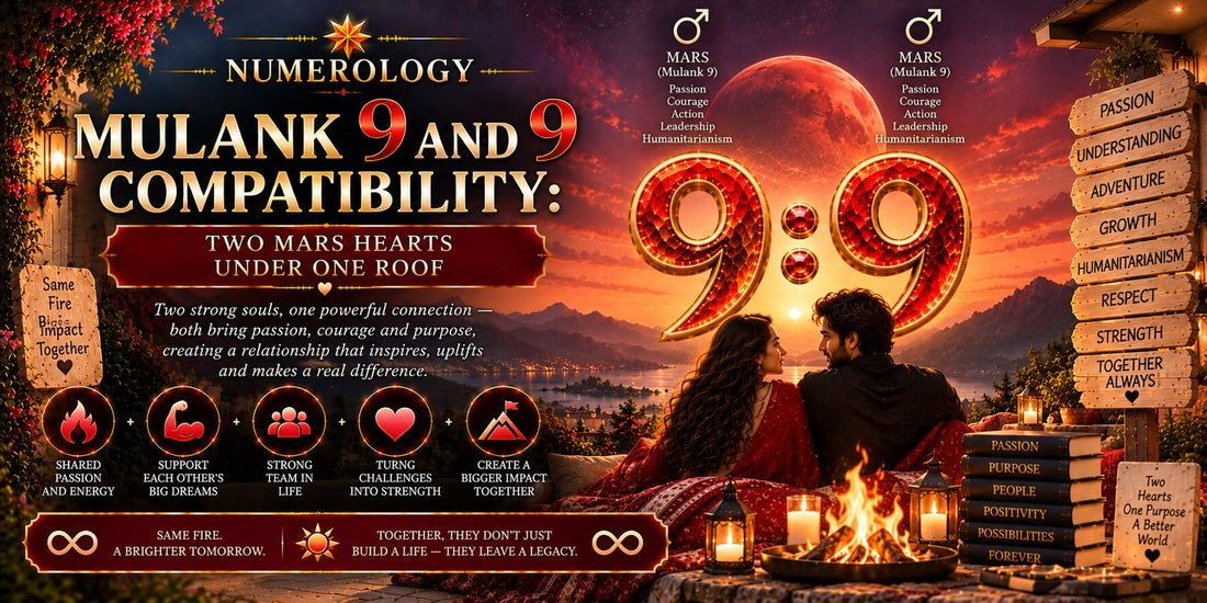 Mulank 9 and 9 Compatibility: Two Mars Hearts Under One Roof