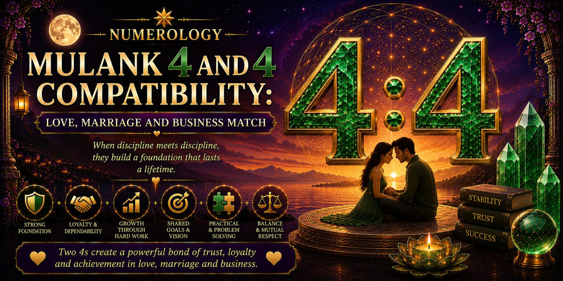 Mulank 4 and 4 Compatibility: Love, Marriage and Business Match