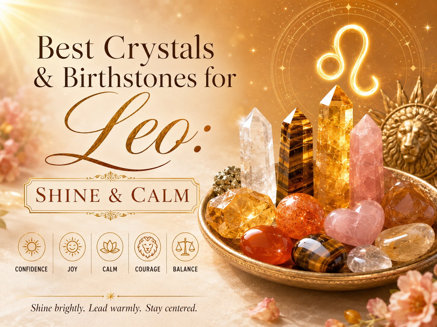Best Crystals for Leo: Own your Shine, Lead with Heart