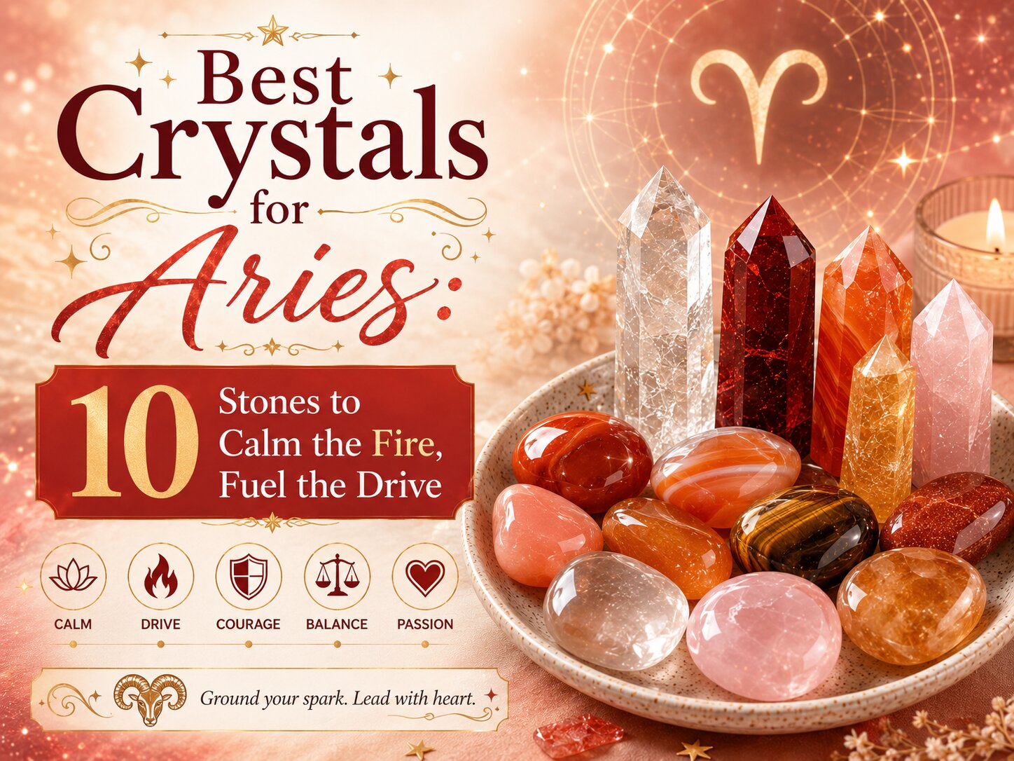 Best Crystals for Aries: Calm the Fire, Fuel the Drive