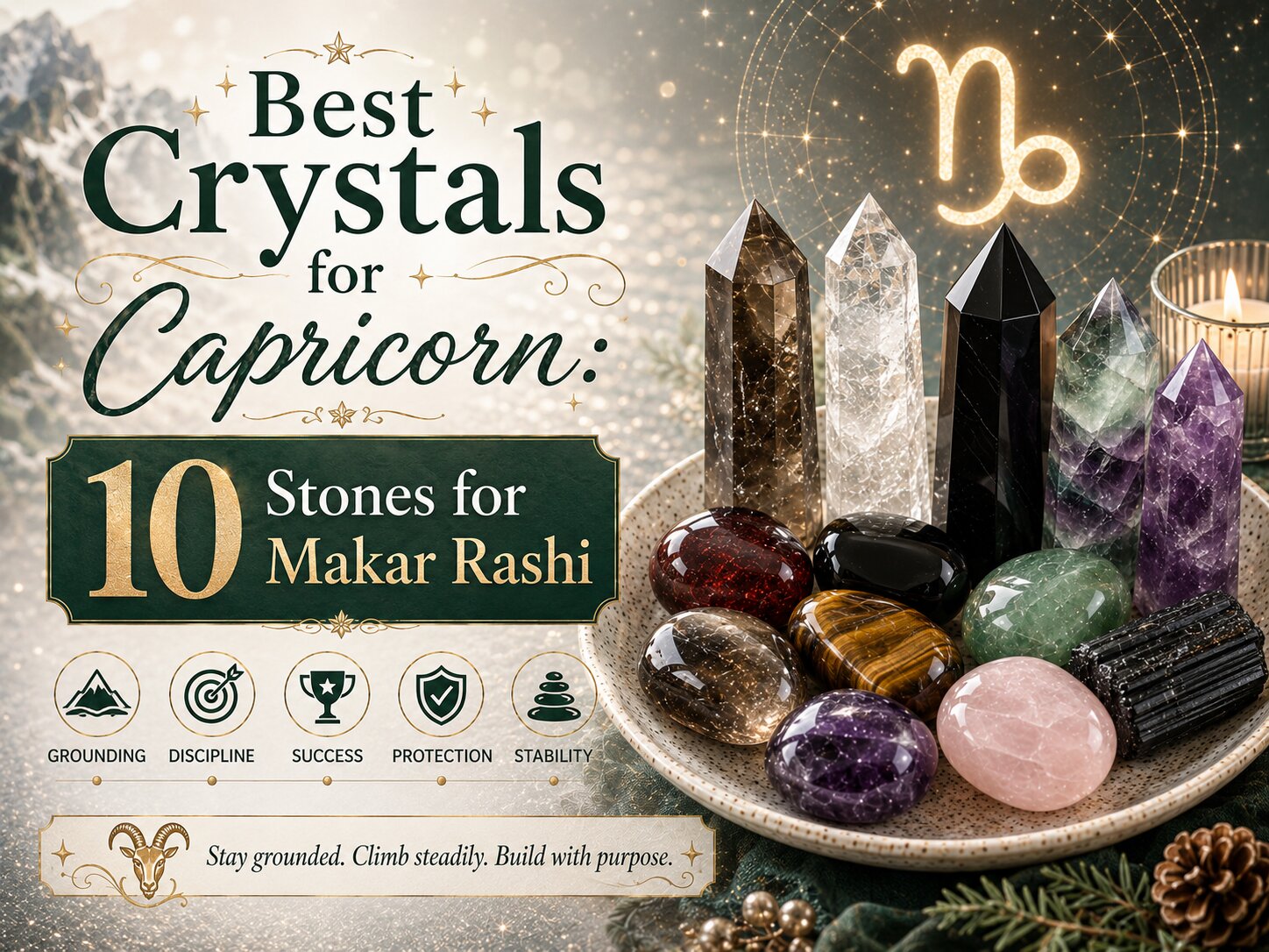Best Crystals for Capricorn: 10 Stones for Makar Rashi