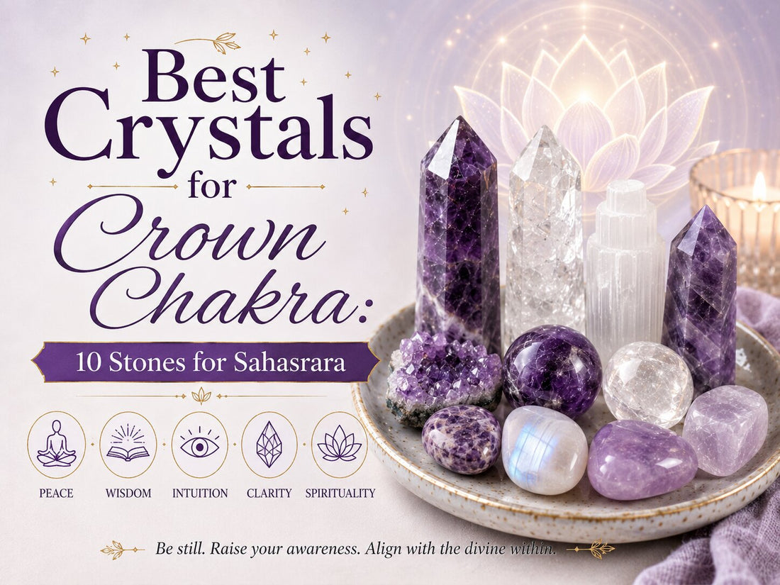 Best Crystals for Crown Chakra: 10 Stones for Clarity, Peace and Spiritual Connection