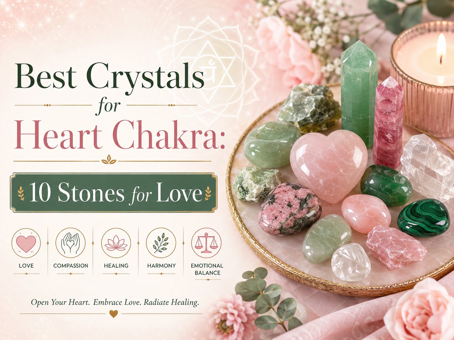 Best Crystals for Heart Chakra: 10 Stones for Love, Balance and Compassion
