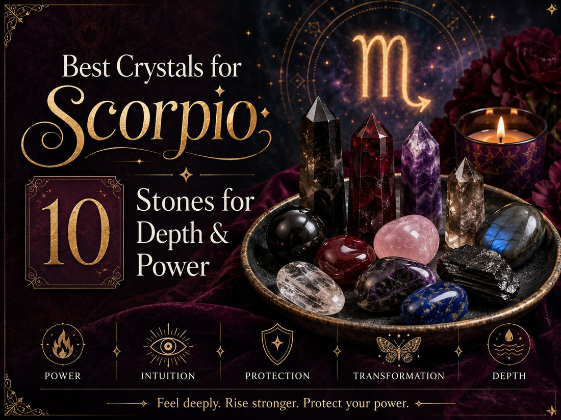Best Crystals for Scorpio: 10 Stones for Depth, Protection and Transformation