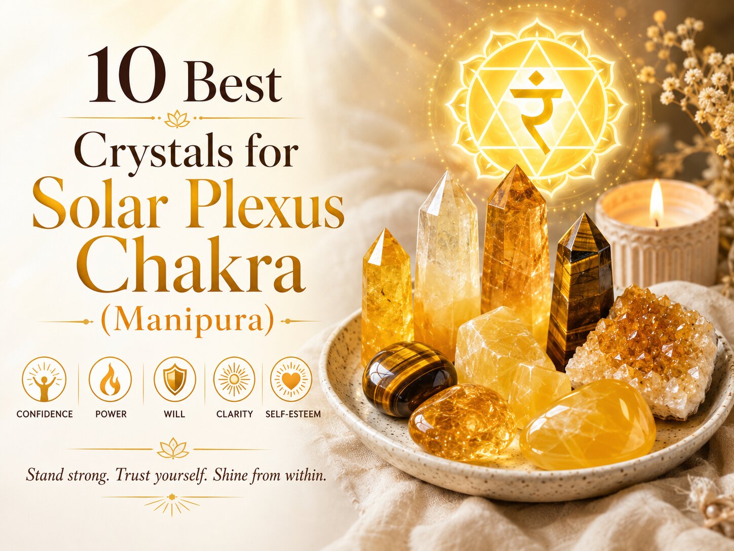 Best Crystals for the Solar Plexus Chakra: Restore Confidence, Willpower and Self-Worth