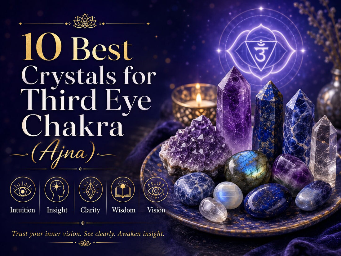 Best Crystals for the Third Eye Chakra: Awaken Intuition, Inner Sight and Clarity
