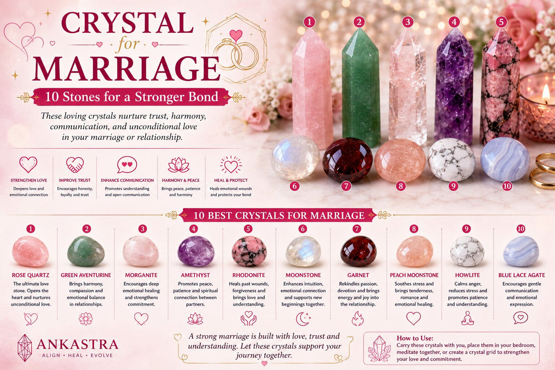 Crystal for Marriage: 10 Stones to Deepen Trust, Calm Conflict and Strengthen Your Bond