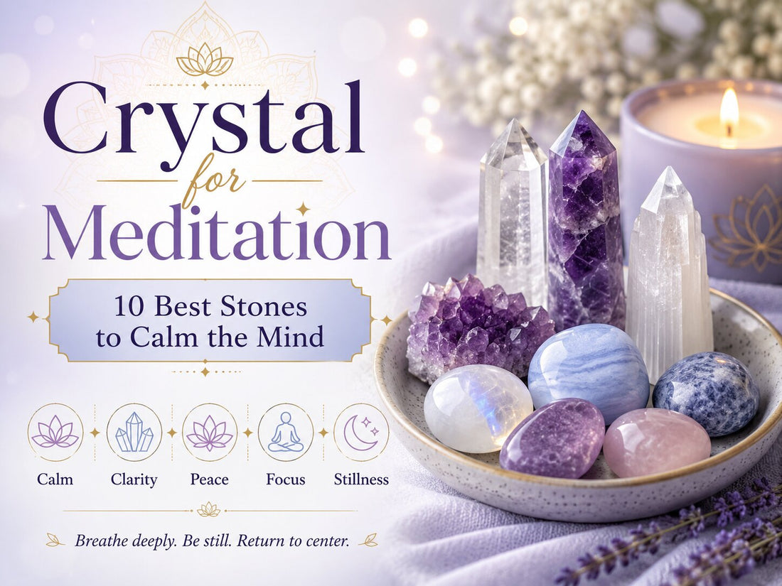 Crystal for Meditation: 10 Calming Stones to Quiet Your Mind and Deepen Your Practice