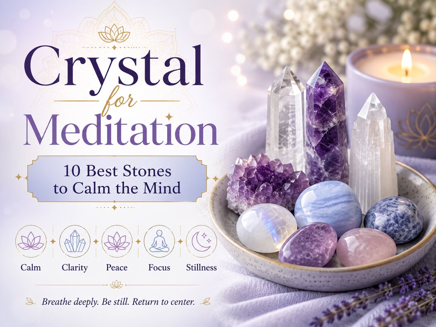 Crystal for Meditation: 10 Calming Stones to Quiet Your Mind and Deepen Your Practice