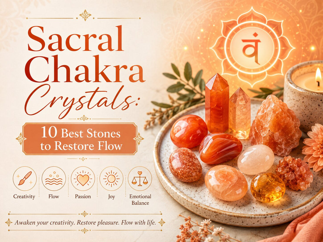 Sacral Chakra Crystals: 10 Best Stones to Restore Creativity, Passion and Flow