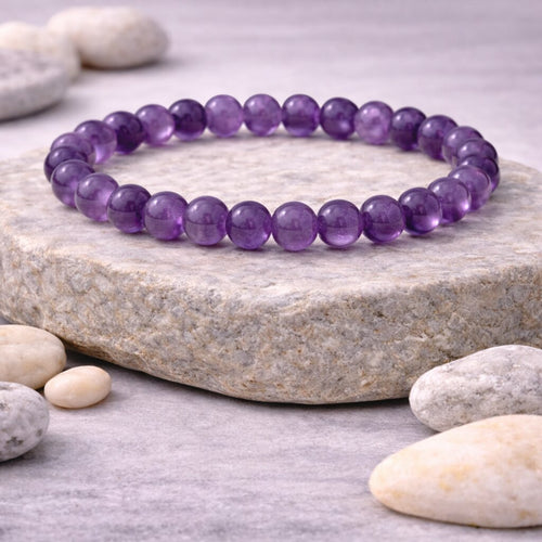 Amethyst | Numerology No. 7 Bracelet | For Intuition, Clarity & Inner Wisdom