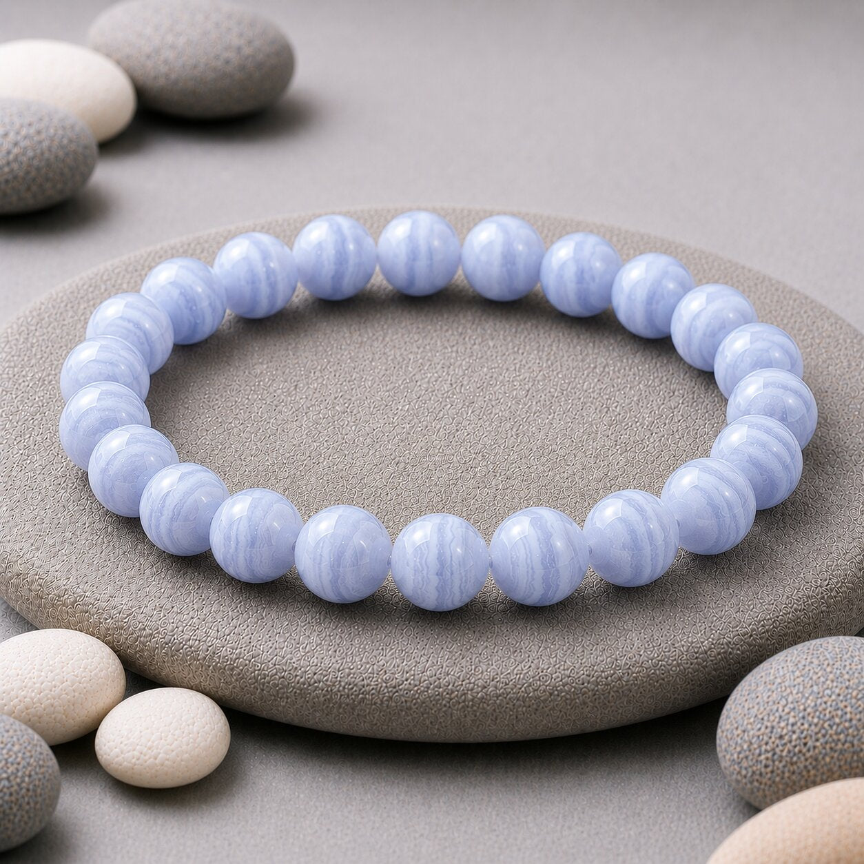 Blue Lace Agate Bracelet