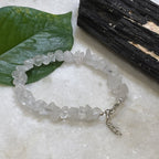 Clear Quartz Chips Bracelet Adjustable