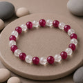 Diamond Bracelet With Ruby