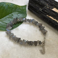 Labradorite Chips Bracelet Adjustable