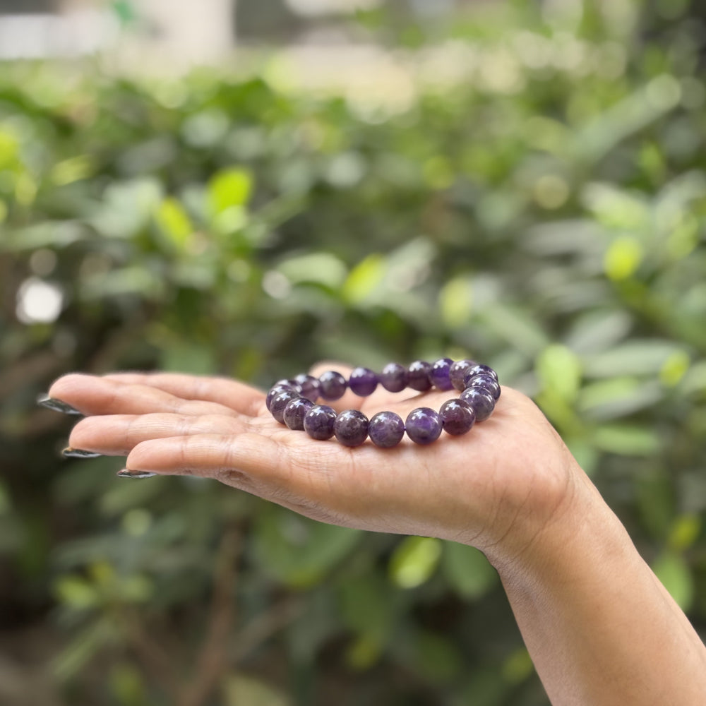 Natural Amethyst Bracelet for Healing