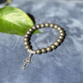 Natural Pyrite Bracelet with key for healing