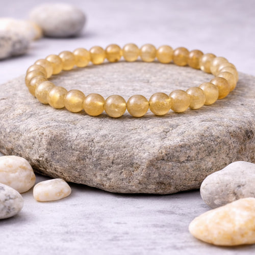 Ankastra Citrine bracelet featuring numerology No. 3 beads for growth, confidence, and abundant expansion.