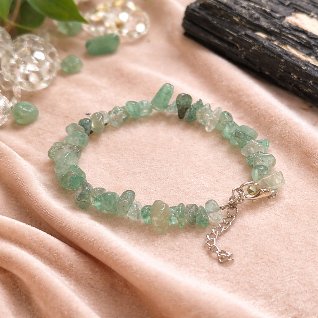 Green Womens Bracelet | Numerology No. 5 Bracelet | For Growth, Communication & Opportunity