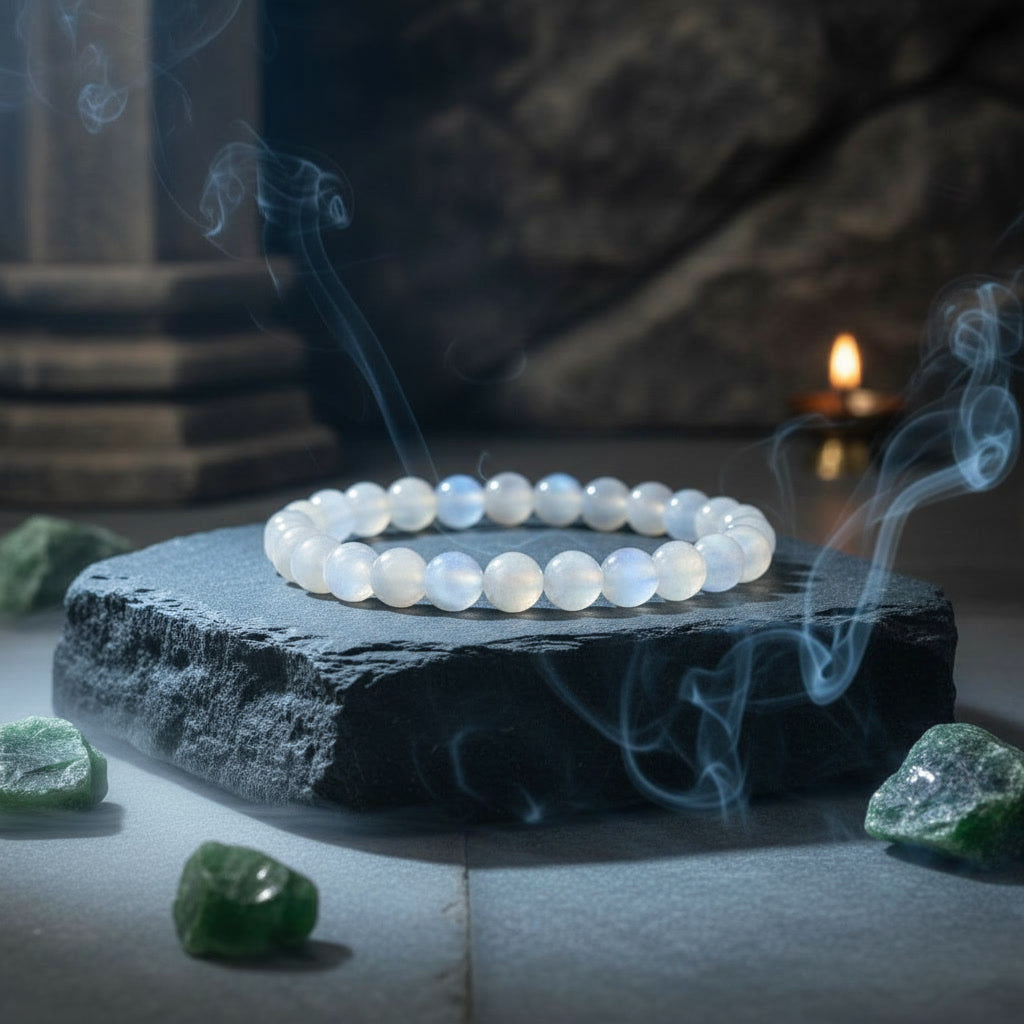 Moonstone | Numerology No. 2 Bracelet | For Emotional Balance & Intuitive Strength