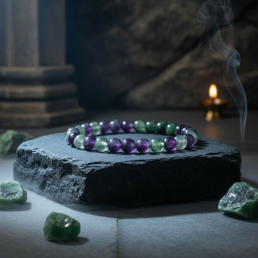 Multi Fluorite Bracelet - For Memory & Concentration