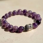 Natural Amethyst Bracelet for Healing